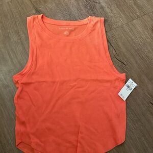 American Eagle Outfitters NWT Vibrant Coral Tank Top